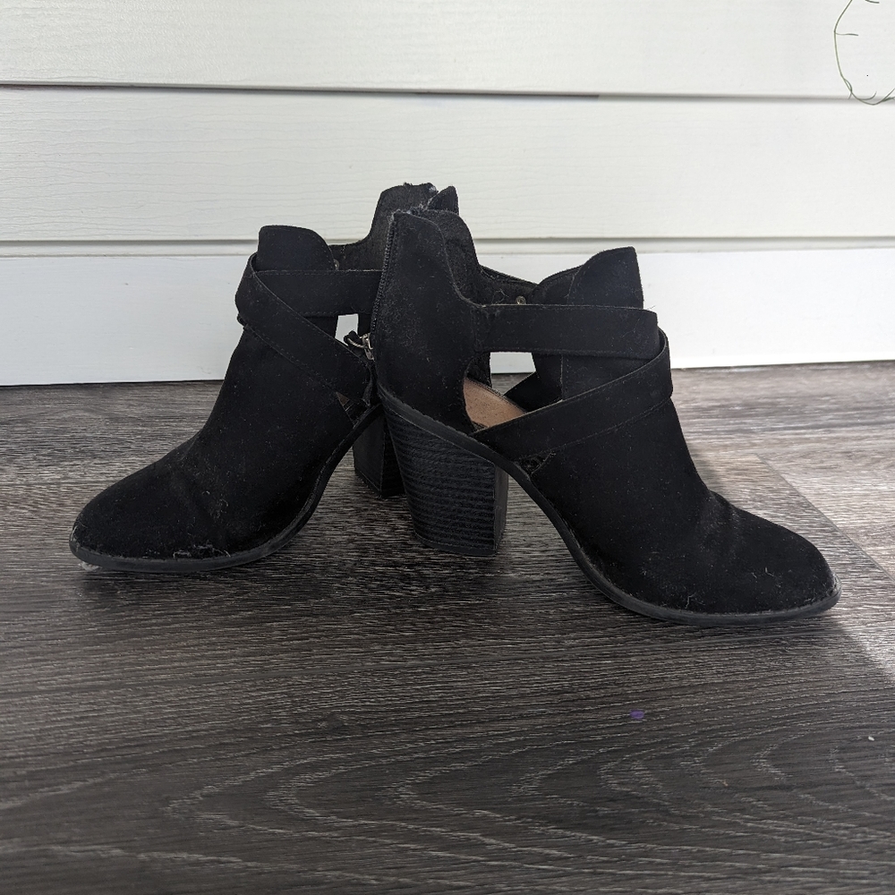 Suede Booties